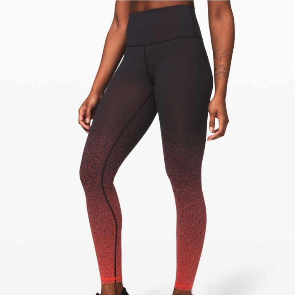 Lululemon Wunder Under High-Rise 28" Tight Red